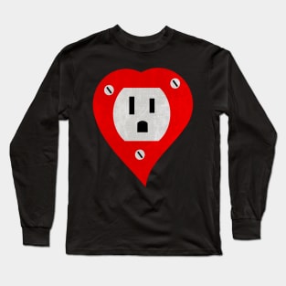 retro Couple love Long Sleeve T-Shirt